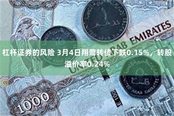 杠杆证券的风险 3月4日翔鹭转债下跌0.15%，转股溢价率0.24%